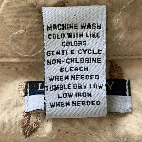 Leslie Fay Woman Button Up Shacket Plus 2X Beige Embroidered Cotton - Picture 10 of 11